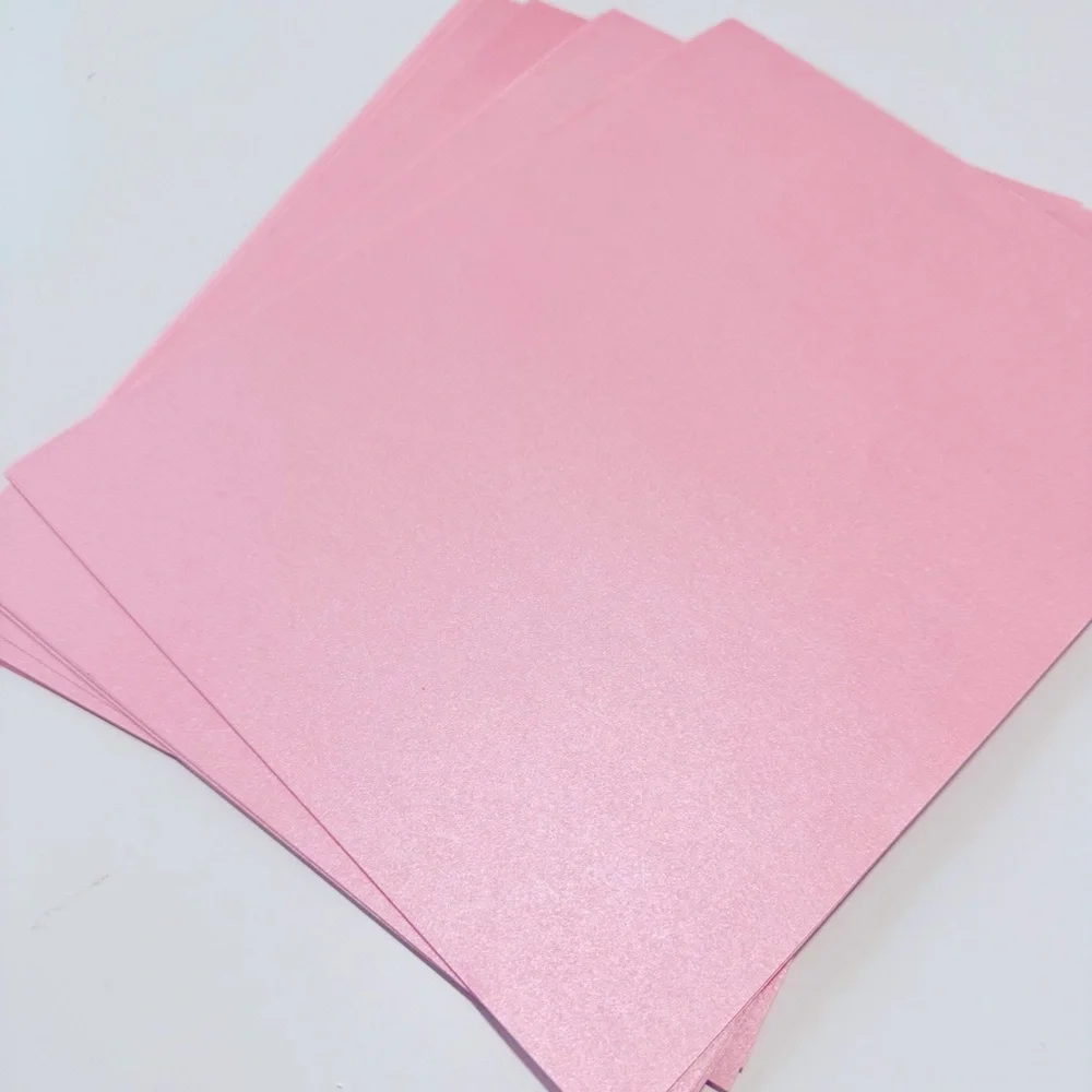 Pink Shimmer Paper 25 Sheets NEW